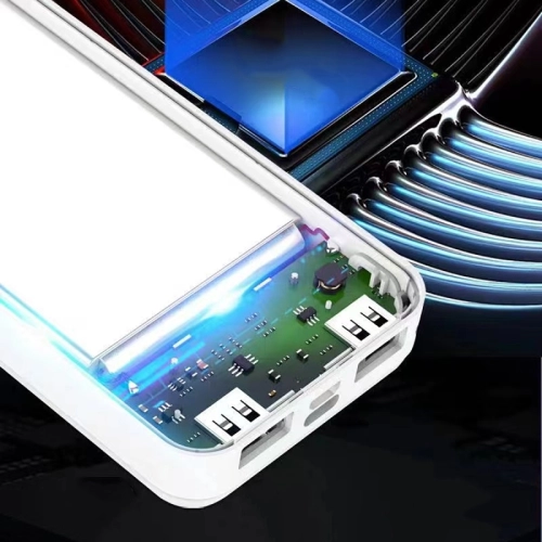 Zore B-05 Hızlı Şarj Özellikli Led Göstergeli Taşınabilir Powerbank 20000mAh - Beyaz