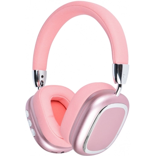 Zore B35 Ayarlanabilir ve Katlanabilir Kulak Üstü Bluetooth Kulaklık - Pembe