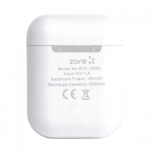 Zore BTK-ZR55 Kablosuz Bluetooth Kulaklık - Beyaz