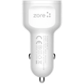 Zore CC-02 Hızlı Şarj Özellikli LED Işıklı QC 3.0 USB-A ve Type-C PD Araç Şarj Başlığı PD 20W