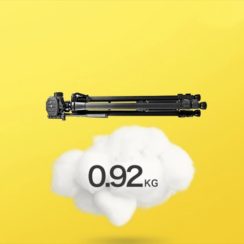 Zore DC-320 Telefon ve Kamera Tutucu Tripod Ayak 139 cm (Telefon Tutuculu) - Siyah