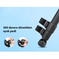 Zore DC-320 Telefon ve Kamera Tutucu Tripod Ayak 139 cm (Telefon Tutuculu) - Siyah