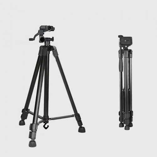 Zore DC-360 Telefon ve Kamera Tutucu Tripod Ayak 140 cm (Telefon Tutuculu) - Siyah