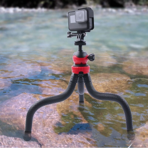 Zore DC-393 Telefon Go-Pro Kamera Tutucu Tripod Ahtapot Ayak 30cm - Siyah