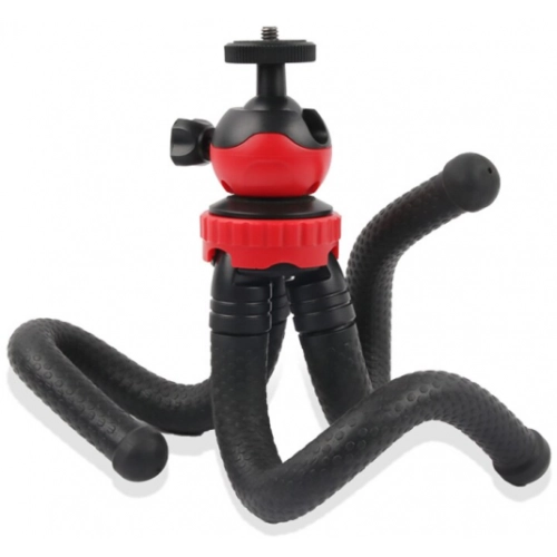 Zore DC-393 Telefon Go-Pro Kamera Tutucu Tripod Ahtapot Ayak 30cm - Siyah