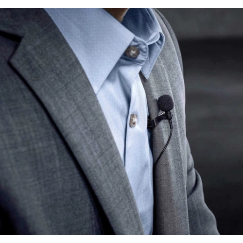 Zore DC-C1 Canlı Yayın Yaka Mikrofonu - Siyah