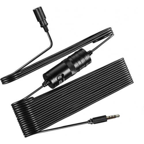 Zore DC-C1 Canlı Yayın Yaka Mikrofonu - Siyah