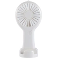 Zore DD5002 3 Kademeli El Fanı | Type-C Şarjlı, Telefon Standlı Masaüstü Mini Vantilatör - Beyaz
