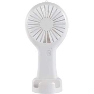 Zore DD5002 3 Kademeli El Fanı | Type-C Şarjlı, Telefon Standlı Masaüstü Mini Vantilatör - Beyaz