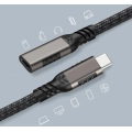 Zore Extension USB3.2 Type-C PD Uzatma Kablosu 100W 20Gbps 4K@60Hz 3 Metre