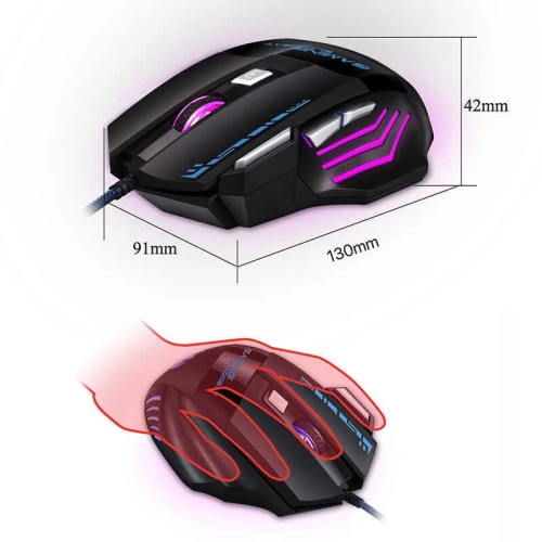 Zore GM02 Oyuncu Mouse - Siyah