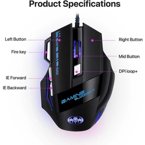 Zore GM02 Oyuncu Mouse - Siyah