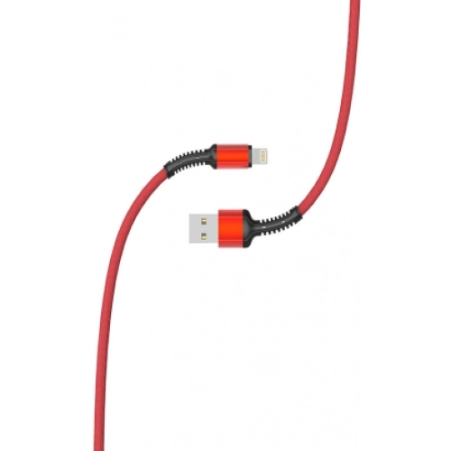 Zore LS64 Lightning USB Hızlı Şarj Data Kablosu 2m - Kırmızı