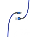 Zore LS64 Lightning USB Hızlı Şarj Data Kablosu 2m - Mavi