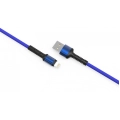 Zore LS64 Lightning USB Hızlı Şarj Data Kablosu 2m - Mavi