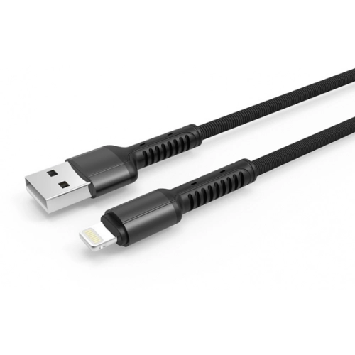Zore LS64 Lightning USB Hızlı Şarj Data Kablosu 2m - Siyah