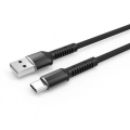 Zore LS64 Type-C USB Hızlı Şarj Data Kablosu 2m - Siyah