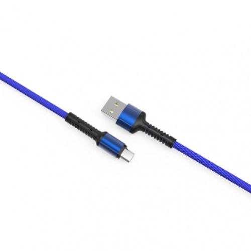 Zore LS65 Micro USB Hızlı Şarj Data Kablosu 3m - Mavi