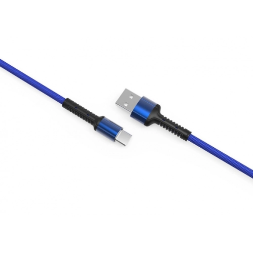 Zore LS65 Type-C USB Hızlı Şarj Data Kablosu 3m - Mavi