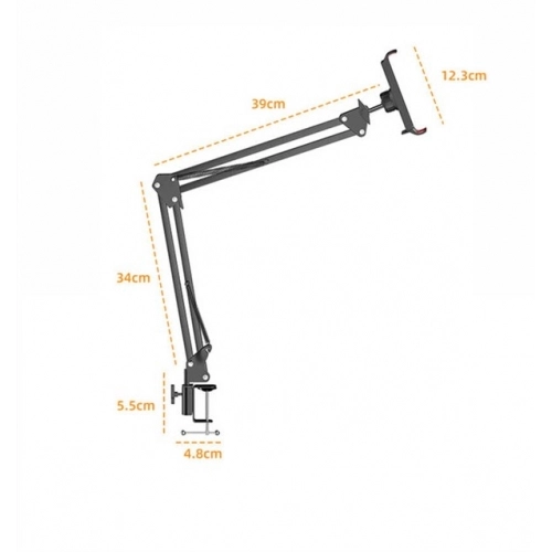 Zore Masa Üstü Tablet Telefon Tutucu - Siyah