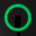 Zore MJ38 RGB 25W Ring Light Canlı Yayın 38cm USB li ve Telefon Stand - Siyah