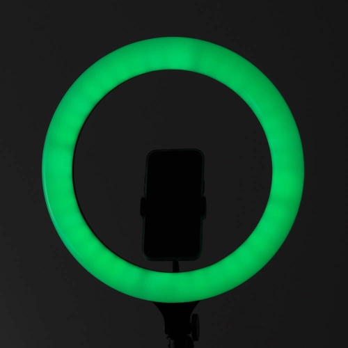 Zore MJ38 RGB 25W Ring Light Canlı Yayın 38cm USB li ve Telefon Stand - Siyah