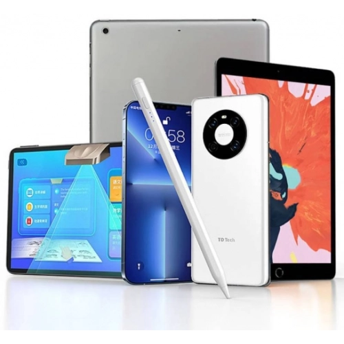 Zore Pencil 10 Magnetik Şarj ve Eğim Özellikli Dokunmatik Çizim Kalemi - Beyaz