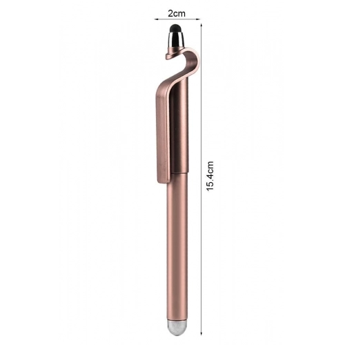  Zore Pencil Tükenmez Stylus Dokunmatik Kalem Stand - Siyah