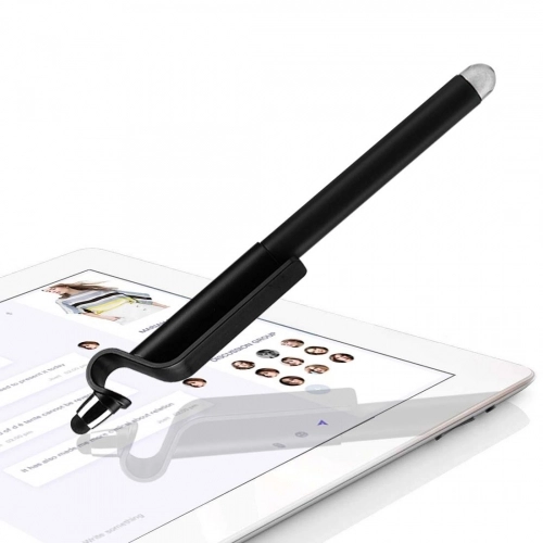  Zore Pencil Tükenmez Stylus Dokunmatik Kalem Stand - Siyah