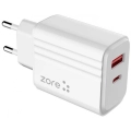 Zore Play Serisi PL3 Lightning 2in1 Seyahat Şarj Aleti 20W