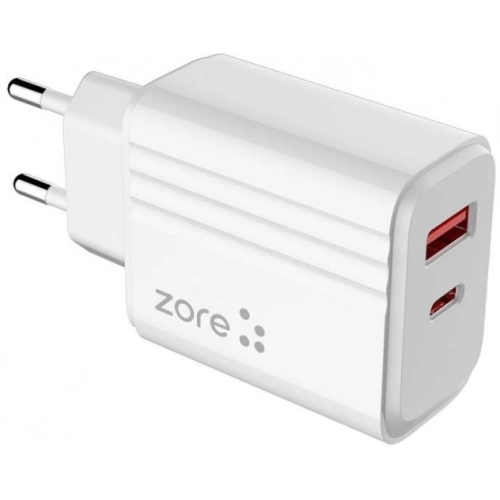 Zore Play Serisi PL3 Lightning 2in1 Seyahat Şarj Aleti 20W