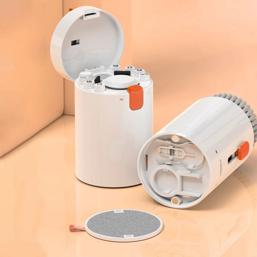 Zore Q20 20 in 1 Çok Fonksiyonlu Telefon Tablet Airpods Cihaz Temizleme Kiti - Beyaz