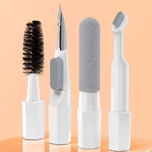 Zore Q20 20 in 1 Çok Fonksiyonlu Telefon Tablet Airpods Cihaz Temizleme Kiti - Beyaz