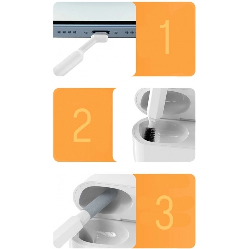 Zore Q20 20 in 1 Çok Fonksiyonlu Telefon Tablet Airpods Cihaz Temizleme Kiti - Beyaz