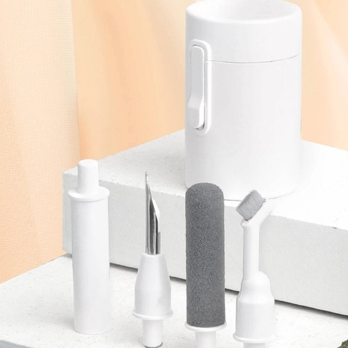 Zore Q5D 4in1 Mini Temizlik Kiti Airpods Telefon Tablet - Beyaz