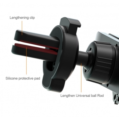 Zore Robotik Araç Telefon Tutucu Metal Girişli CRH-06 - Gold