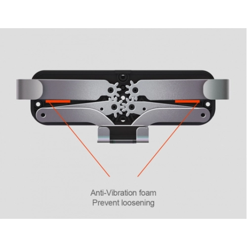 Zore Robotik Araç Telefon Tutucu Metal Girişli CRH-06 - Kırmızı