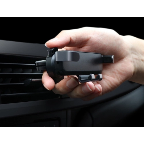 Zore Robotik Araç Telefon Tutucu Metal Girişli CRH-06 - Siyah