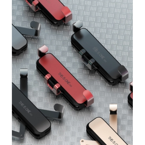 Zore Robotik Araç Telefon Tutucu Metal Girişli CRH-06 - Siyah