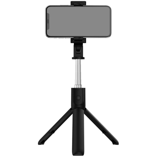 Zore S05 Bluetooth Selfie Özellikli Çok Fonksiyonlu Teleskopik Canlı Yayın Tripod Selfie Çubuğu - Siyah