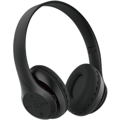 Zore ST95 Güçlü Ses Özelliği Ayarlanabilir ve Katlanabilir Kulak Üstü Bluetooth Kulaklık - Siyah