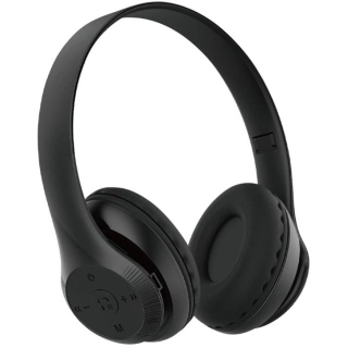 Zore ST95 Güçlü Ses Özelliği Ayarlanabilir ve Katlanabilir Kulak Üstü Bluetooth Kulaklık - Siyah