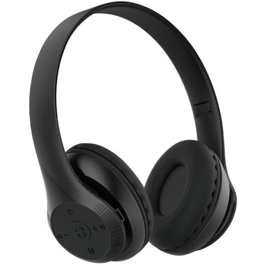 Zore ST95 Güçlü Ses Özelliği Ayarlanabilir ve Katlanabilir Kulak Üstü Bluetooth Kulaklık - Siyah