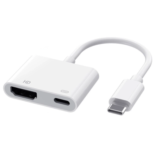 Zore Type-C to HDMI 4K@30Hz + PD 100W Çoklayıcı Adaptör (MacBook/iPad Uyumlu)- Beyaz