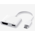 Zore Type-C to HDMI 4K@30Hz + PD 100W Çoklayıcı Adaptör (MacBook/iPad Uyumlu)- Beyaz