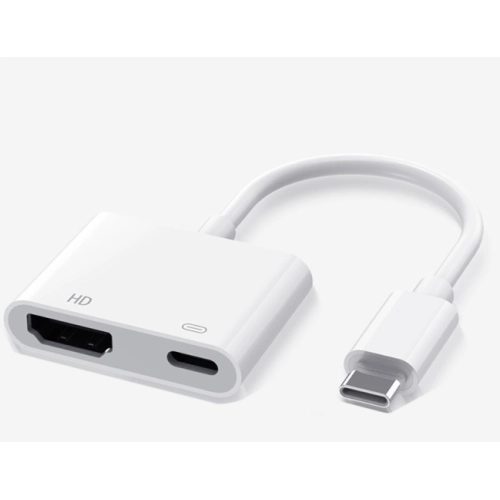 Zore Type-C to HDMI 4K@30Hz + PD 100W Çoklayıcı Adaptör (MacBook/iPad Uyumlu)- Beyaz