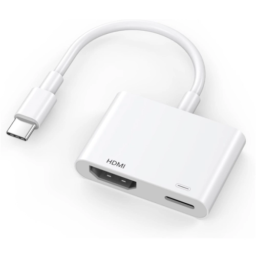 Zore Type-C to HDMI 4K@30Hz + PD 100W Çoklayıcı Adaptör (MacBook/iPad Uyumlu)- Beyaz