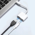 Zore Type-C to HDMI 4K@30Hz + PD 100W Çoklayıcı Adaptör (MacBook/iPad Uyumlu)- Beyaz