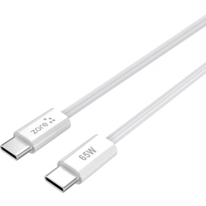 Zore Vol Serisi Type-C to Type-C PD Şarj ve Data Kablosu 65W 3A 1 Metre