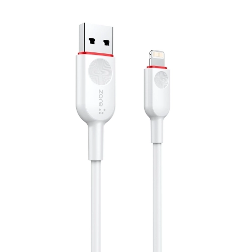 Zore xMac Serisi Apple Lightning 2 in 1 Çift Giriş Hızlı Şarj Seti QC 3.4A/18w - Beyaz